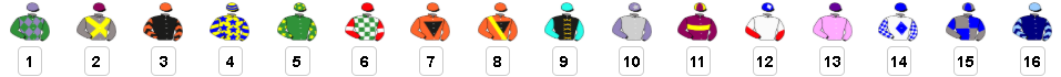 Casaques des partants