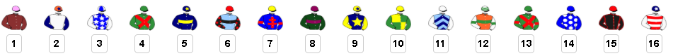 Casaques des partants