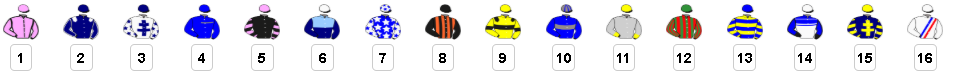 Casaques des partants
